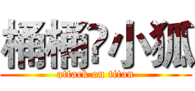 桶桶❤小狐 (attack on titan)