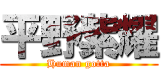 平野紫耀 (Human gotta)