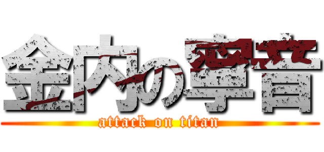 金内の寧音 (attack on titan)