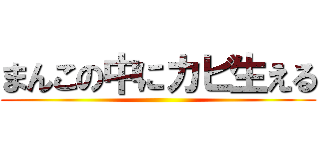 まんこの中にカビ生える ()