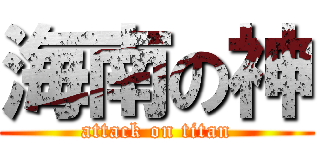 海南の神 (attack on titan)