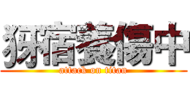 犽宿養傷中 (attack on titan)