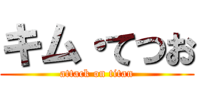 キム・てつお (attack on titan)