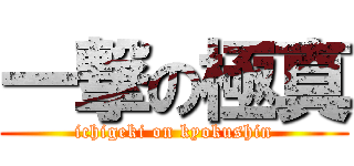 一撃の極真 (ichigeki on kyokushin)