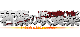 若葉の吹奏楽 (brightness brassband)