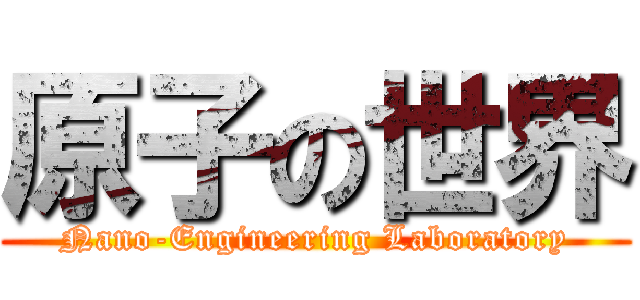 原子の世界 (Nano-Engineering Laboratory)