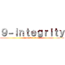 ９－Ｉｎｔｅｇｒｉｔｙ (Year End Party)