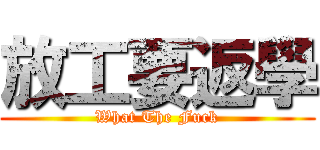 放工要返學 (What The Fuck)