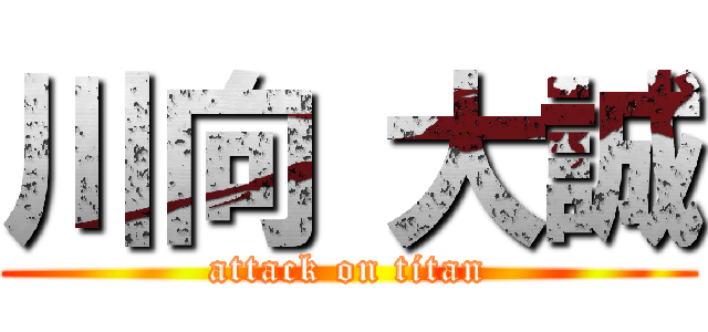 川向 大誠 (attack on titan)