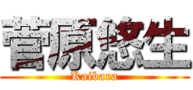 菅原悠生 (Kaibara)