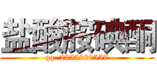 盐酸胺碘酮 (qq  2355880557)