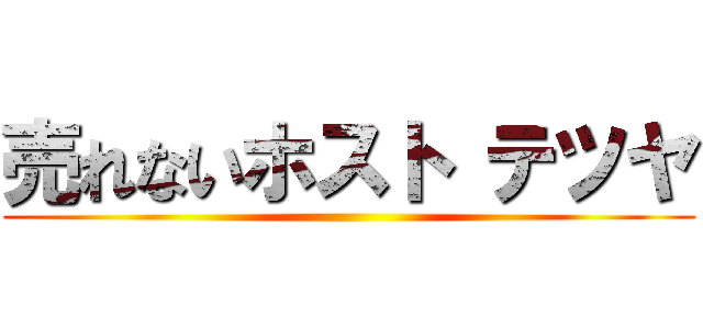 売れないホスト テツヤ ()