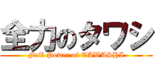 全力のタワシ (Full Power of TAWASHI)