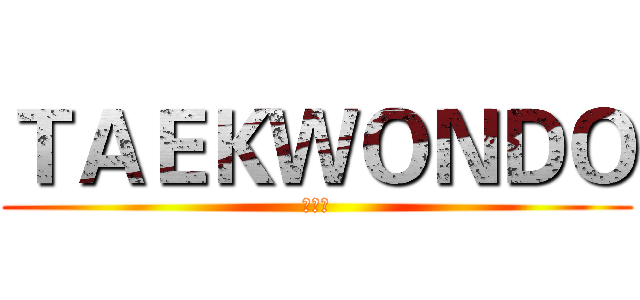 ＴＡＥＫＷＯＮＤＯ (跆拳道)