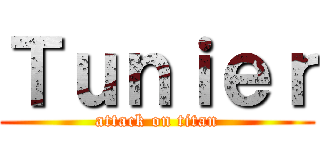 Ｔｕｎｉｅｒ (attack on titan)