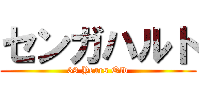 センガハルト (39 Years Old)