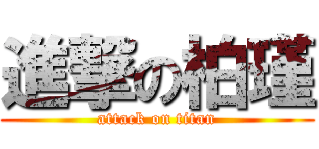 進撃の柏瑾 (attack on titan)