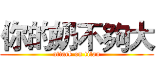 你的奶不夠大 (attack on titan)
