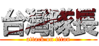 台灣隊長 (attack on titan)