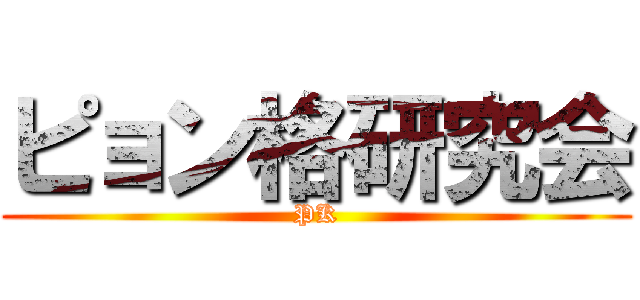 ピョン格研究会 (PK)
