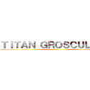 ＴＩＴＡＮ ＧＲＯＳＣＵＬＣＵＬ ()