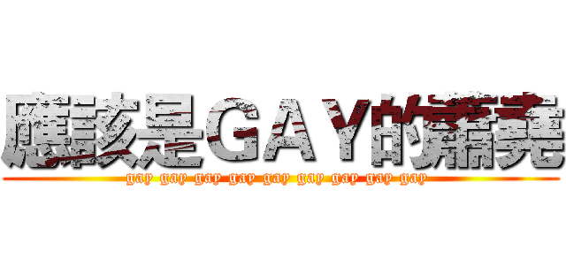 應該是ＧＡＹ的蕭堯 (gay gay gay gay gay gay gay gay gay )
