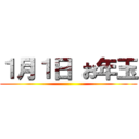 １月１日 お年玉 ()