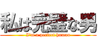 私は完璧な男 (I'm a perfect human)