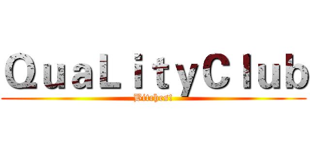 ＱｕａＬｉｔｙＣｌｕｂ (Bitches!)