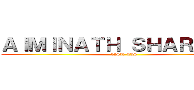 ＡＩＭＩＮＡＴＨ ＳＨＡＲＡ ９Ｂ (15451 AIS)