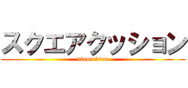 スクエアクッション (40cm×50cm)