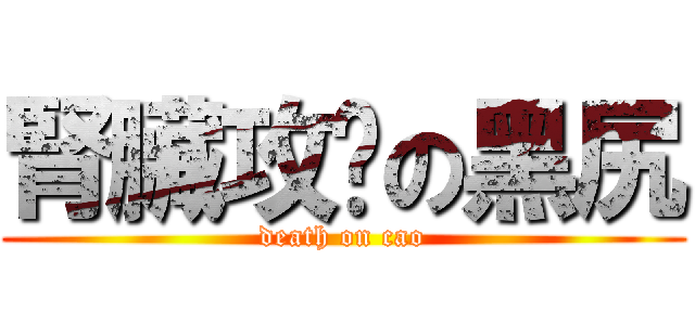 腎臟攻擊の黑尻 (death on cao)