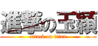 進撃の玉穎 (attack on titan)