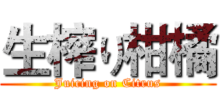 生榨り柑橘 (Juicing on Citrus)