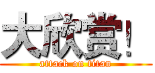 大欣赏！ (attack on titan)