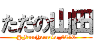 ただの山田 (@FreeYamada_0216)