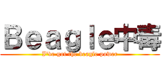 Ｂｅａｇｌｅ中毒 (I've got the beagle power)