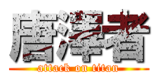 唐澤者 (attack on titan)