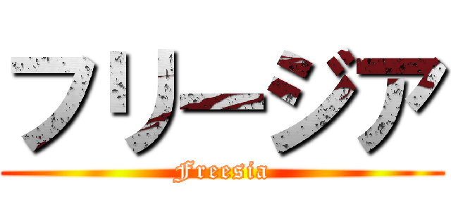 フリージア (Freesia)