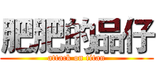 肥肥的品仔 (attack on titan)