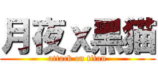 月夜ｘ黑猫 (attack on titan)