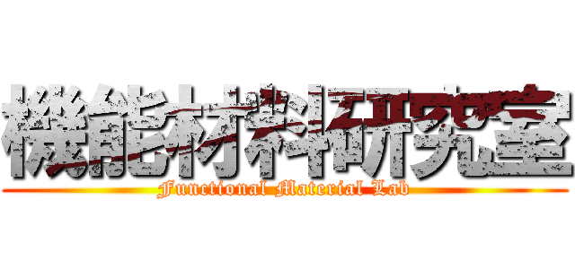 機能材料研究室 (Functional Material Lab)