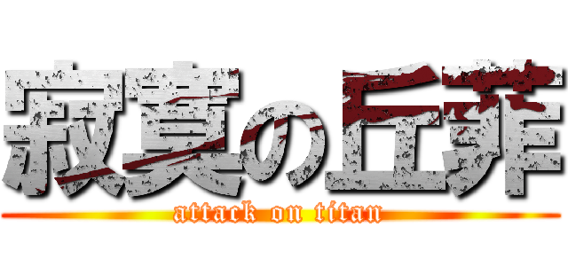 寂寞の丘菲 (attack on titan)