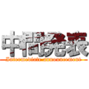 中間発表 (Intermediate announcement)