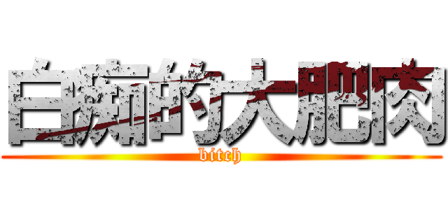 白痴的大肥肉 (bitch)