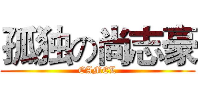 孤独の尚志豪 (CAMEL)