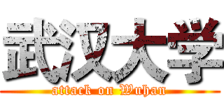 武汉大学 (attack on Wuhan)