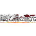 酸化銅の還元 (Reduction of copper oxide)