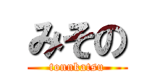 みその (tonnkatsu)