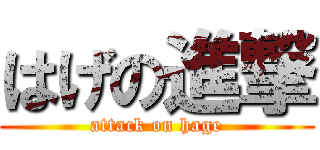 はげの進撃 (attack on hage)